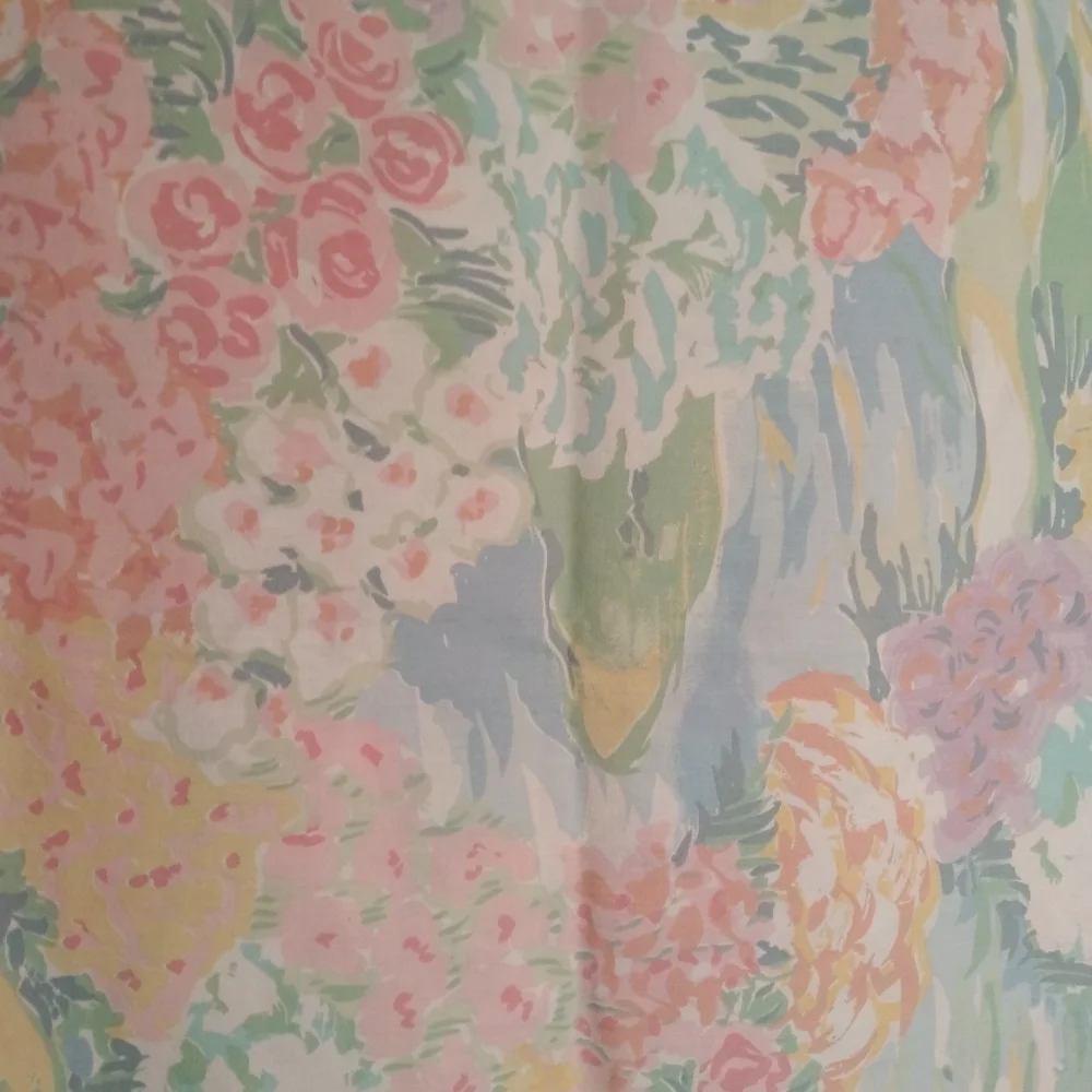 VTG Martex Atilier Claude Monet Water Lilies Floral King Pillow Cases *PAIR*